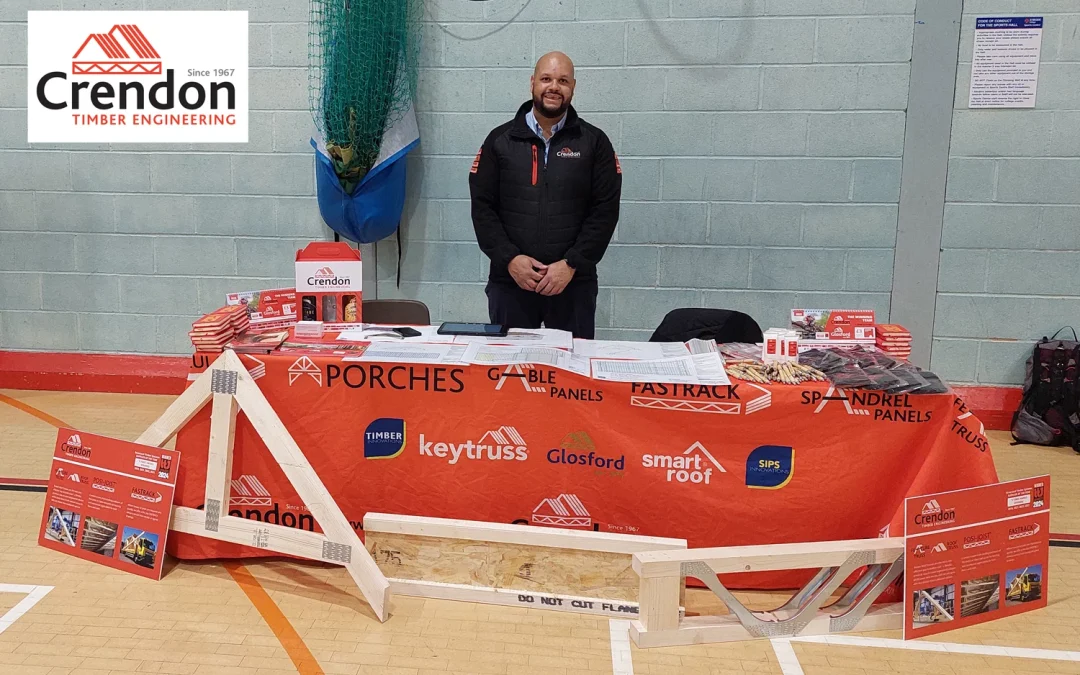 Man stood at exhibition stand