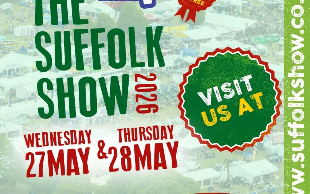 Graphic for The Suffolk Show 2026 on Wednesday 27 May and Thursday 28 May