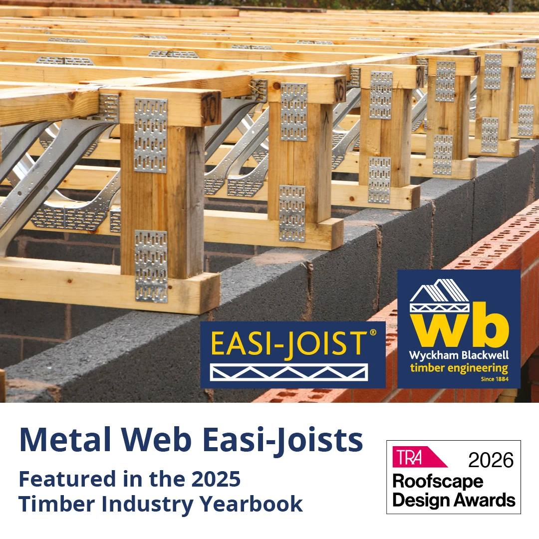 We are proud to see our metal web Easi-Joists featured in the 2025 Timber Industry Yearbook.