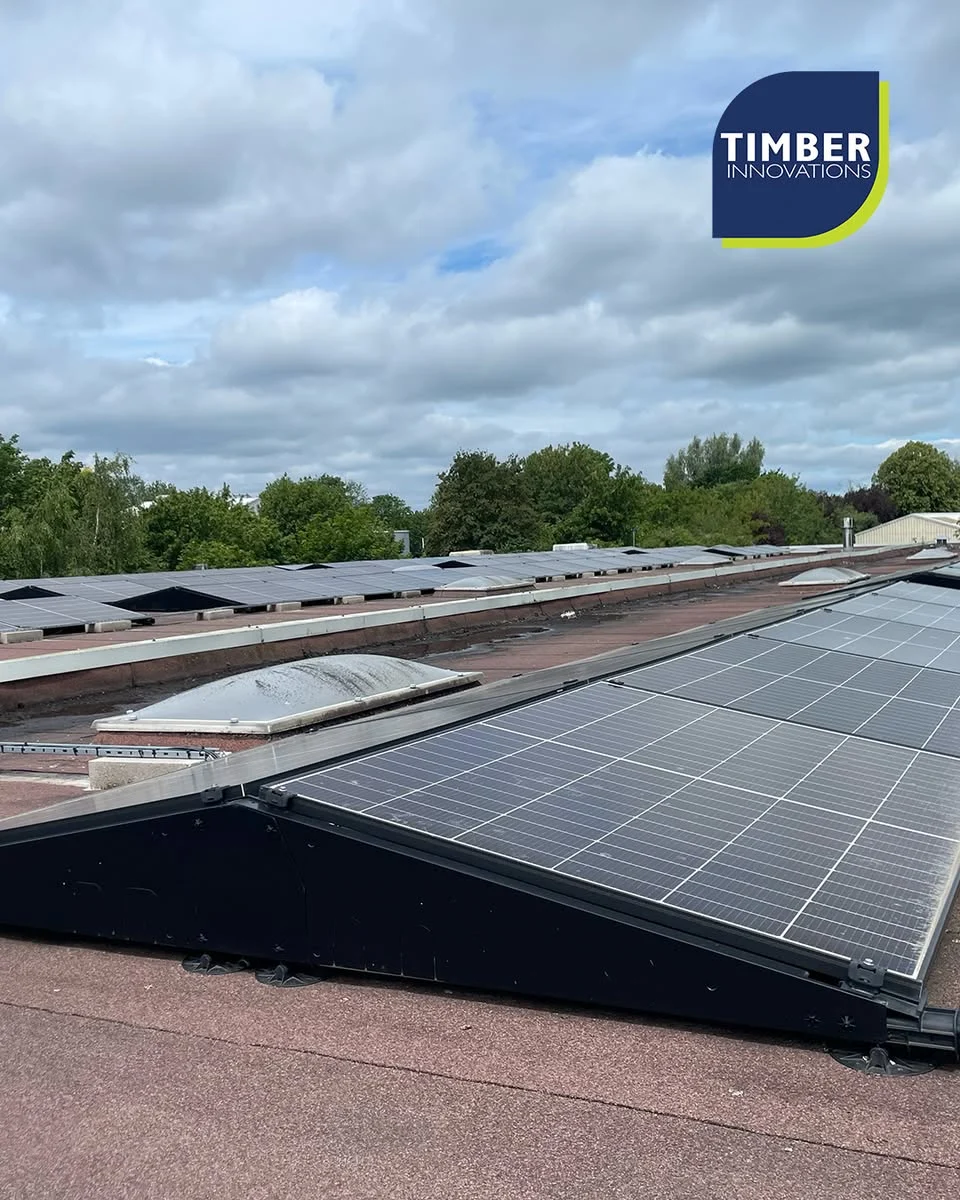 The recent sunny weather has certainly been put to good use at Timber Innovations.