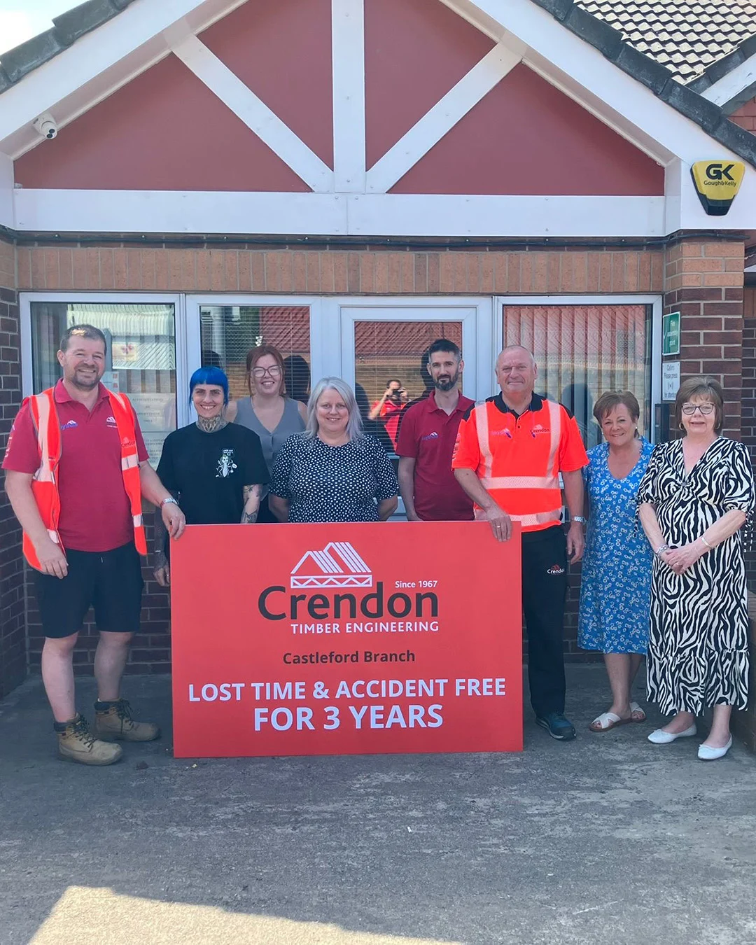 Congratulations to the Crendon Castleford team on reaching an incredible milestone of three years without a lost time accident.