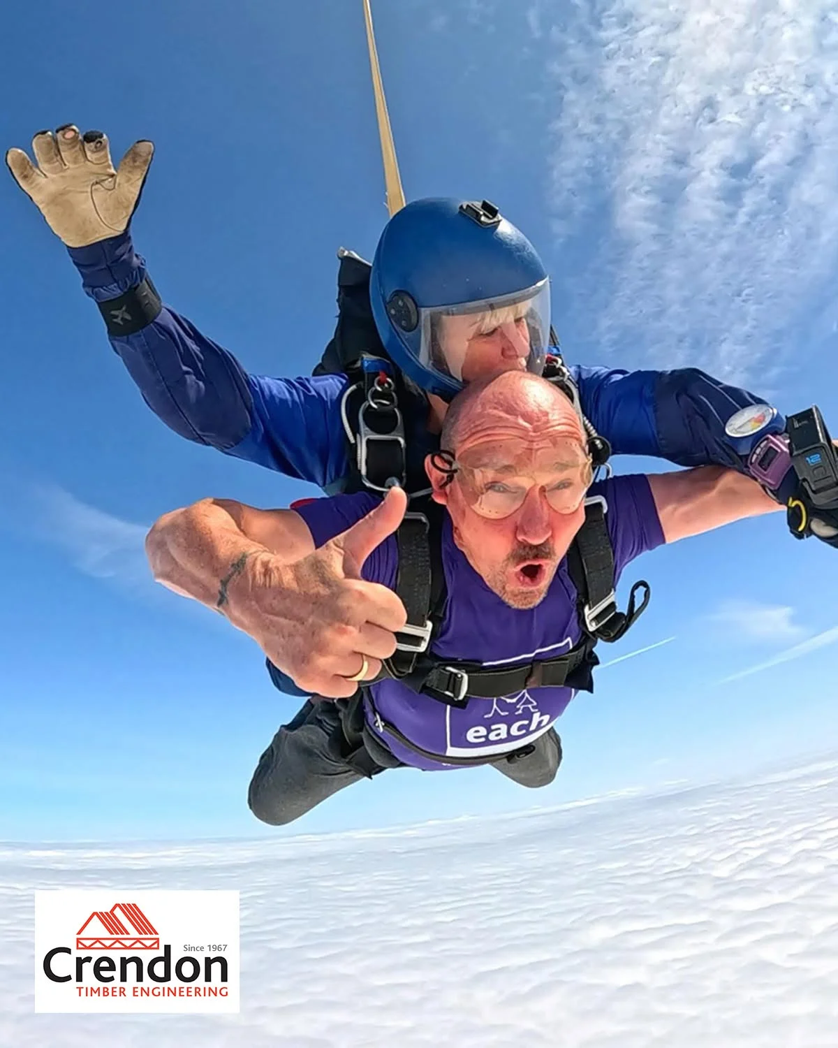 Well done to our brilliant team members from Crendon East Harling, who took on an incredible Skydive this weekend in support of East Anglias Childrens Hospices  EACH.