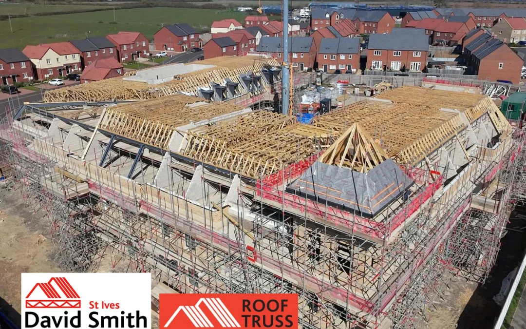 building under construction covered in scaffolding