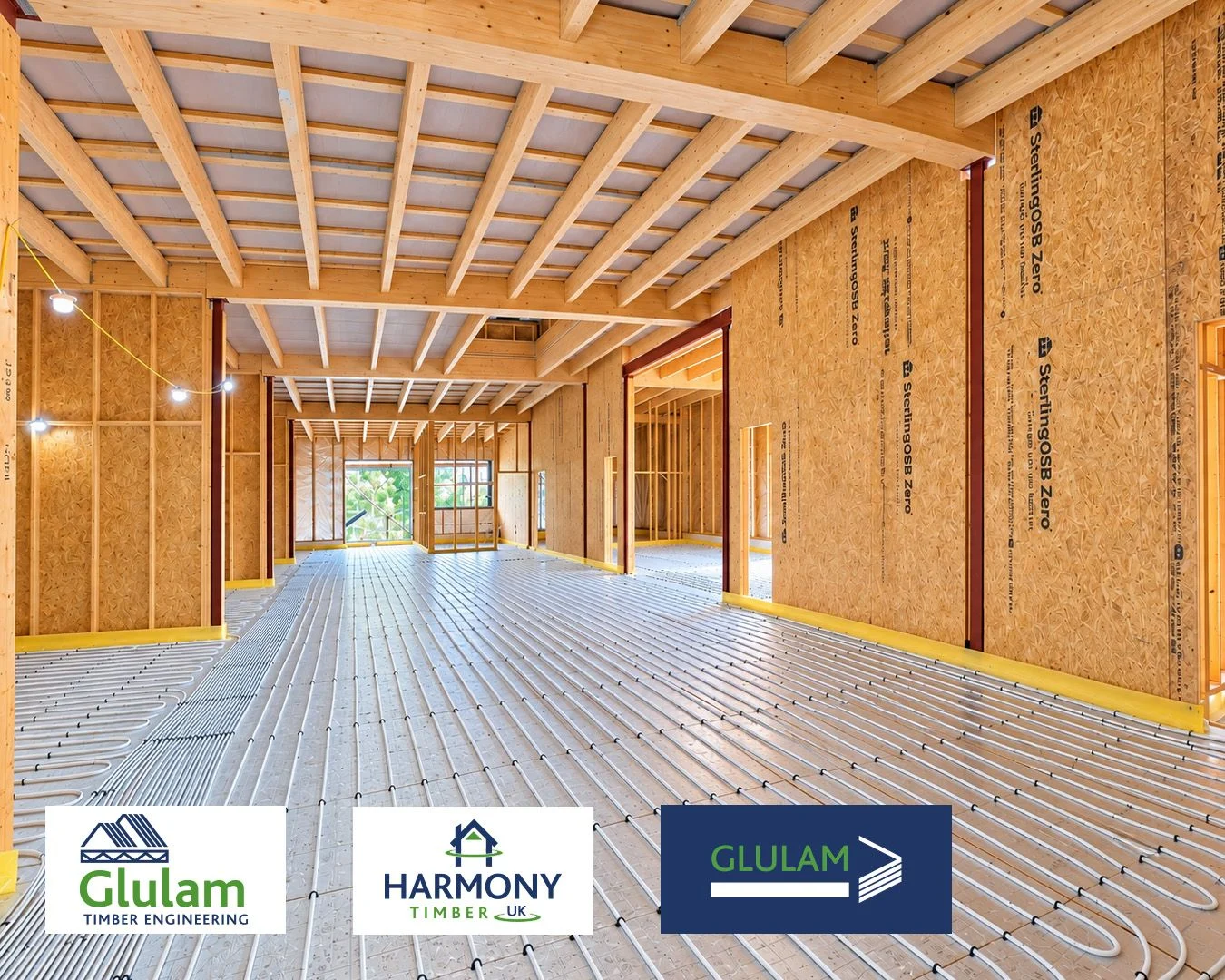 Project Update: Glulam Roof and Timber Frame Superstructure installation complete at South London Indoor Golf Centre