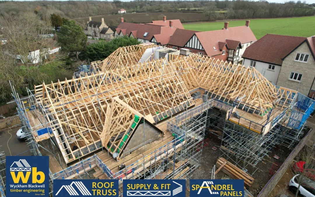 roof carcass for ten Assisted Living apartment blocks