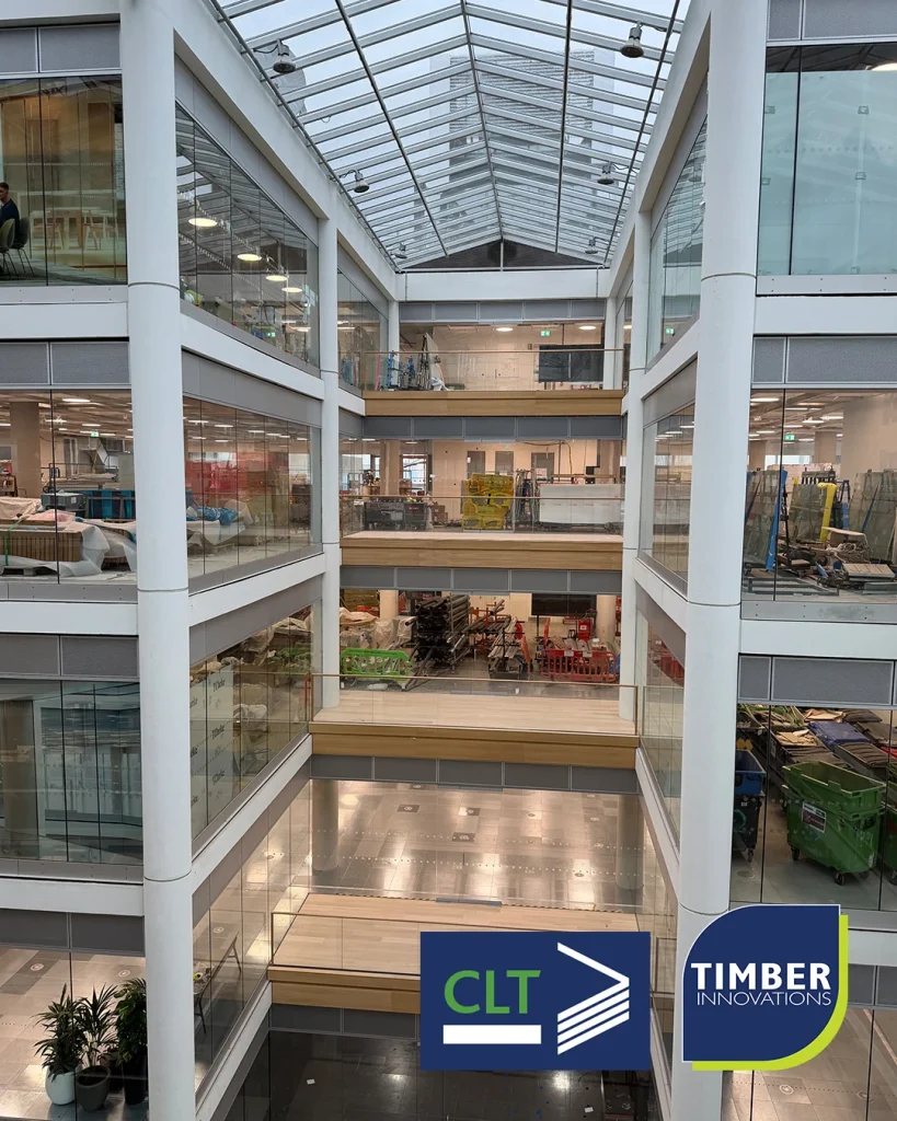 CLT installed, bridging room access