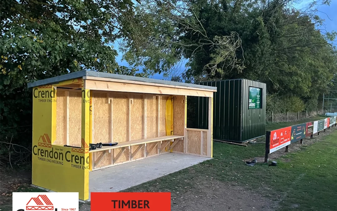 Rockland United Football Club new home and away team dugouts