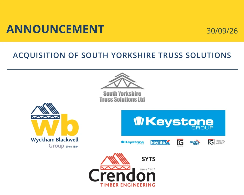 Joint Acquisition of the Name and Trading Style of South Yorkshire Truss Solutions on 01/10/26.